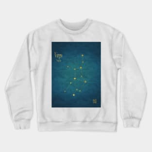 Night Sky Constellations - Virgo Crewneck Sweatshirt